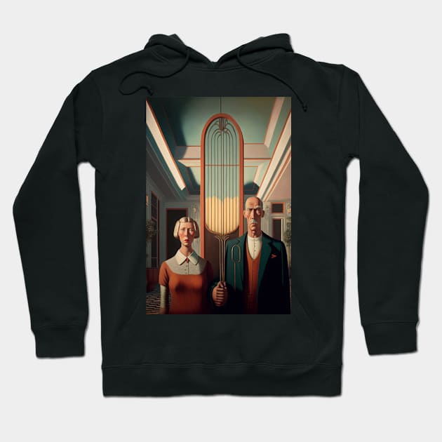 American Gothic pop Art classic Hoodie by styleandlife